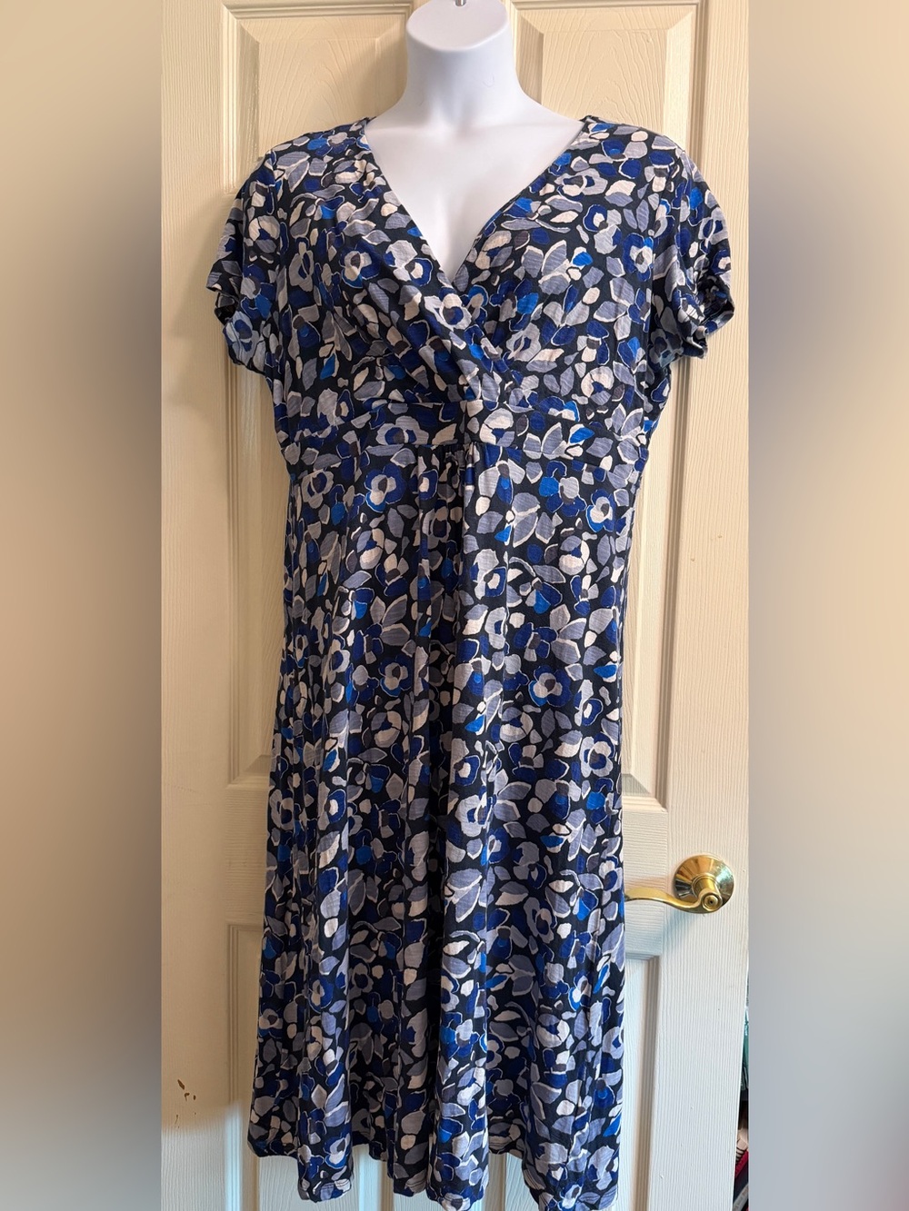 Seasalt Cornwall Chapelle V-Neck Organic Cotton MIDI Dress